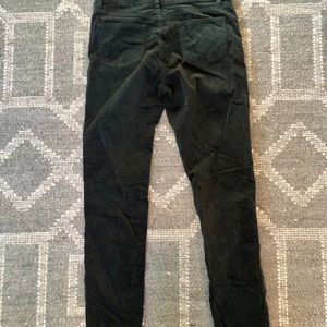 Forest Green velvet pants